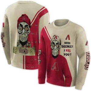 Arizona Diamondbacks Achmed Skull All Over Print Sweatshirt