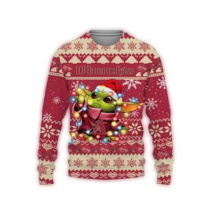 Arizona Diamondbacks Baby Yoda Star Wars Sports Christmas Ugly Sweater