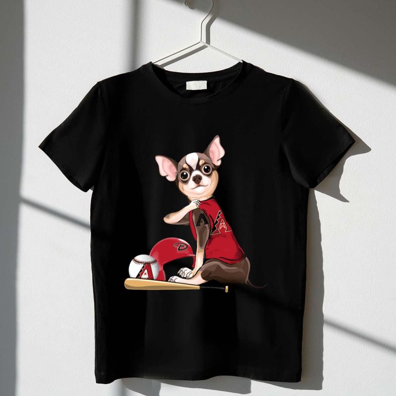 Arizona Diamondbacks Chihuahua Baseball Fan Gear T Shirt t shirt 1 1