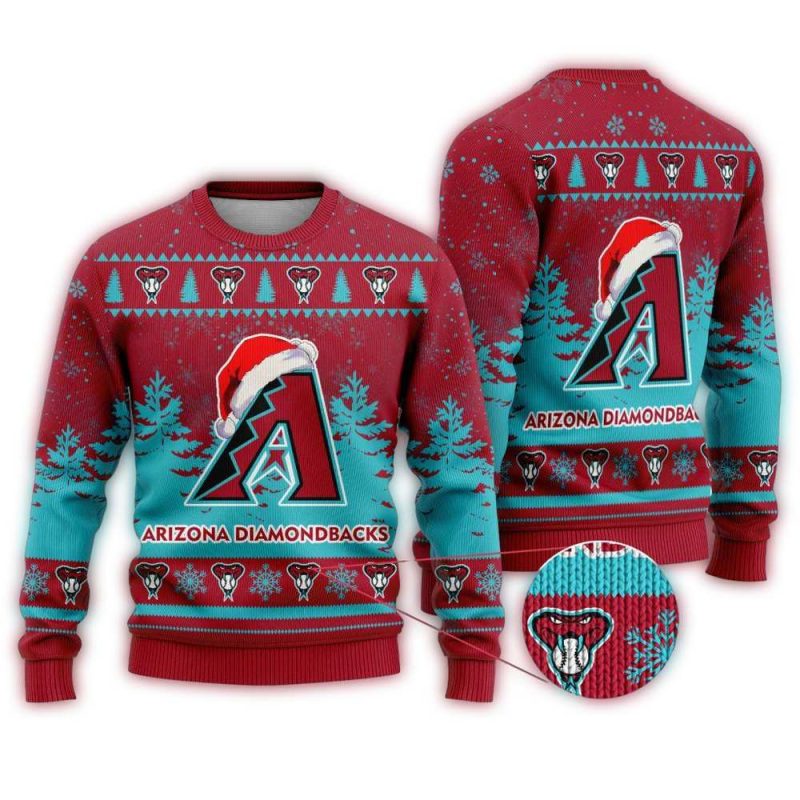 Arizona Diamondbacks Christmas Ugly Sweater 1