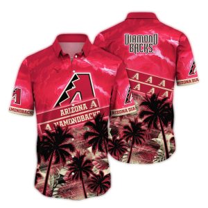 Arizona Diamondbacks Coconut Tropical Summer Hawaiian Shirt