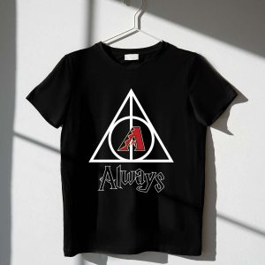 Arizona Diamondbacks Deathly Hallows Graphic T-Shirt For Fans