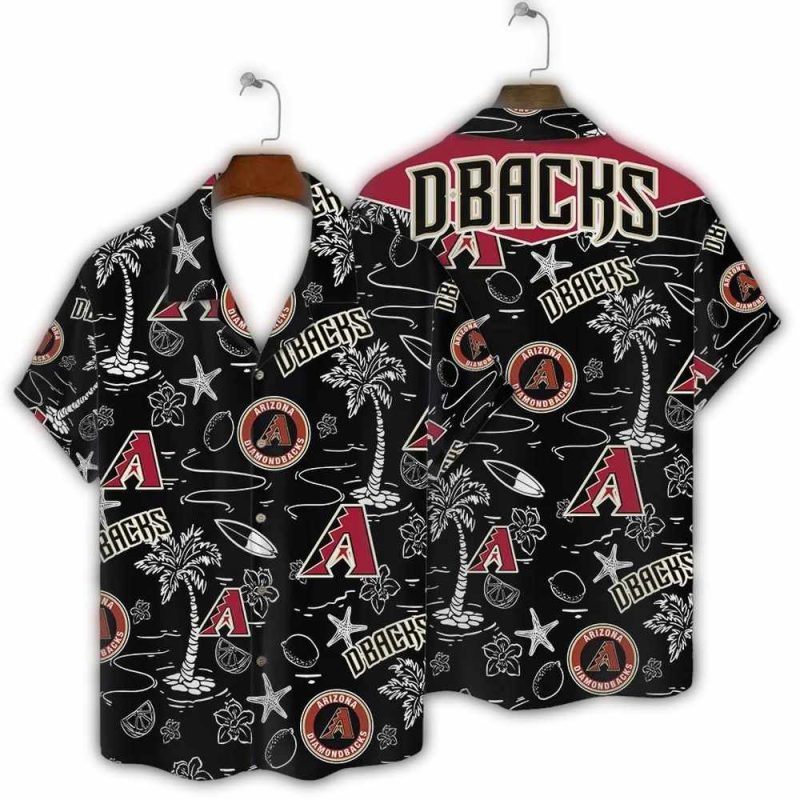 Arizona Diamondbacks Desert Oasis Hawaiian Shirt 1