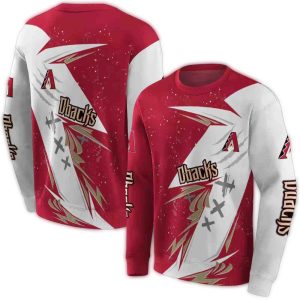 Arizona Diamondbacks Dynamic Slash All Over Print Sweatshirt