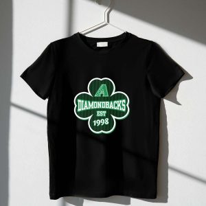 Arizona Diamondbacks St Patrick'S Day Clover T-Shirt - Established 1998