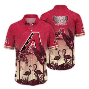 Arizona Diamondbacks Flamingo Vintage Hawaiian Shirt