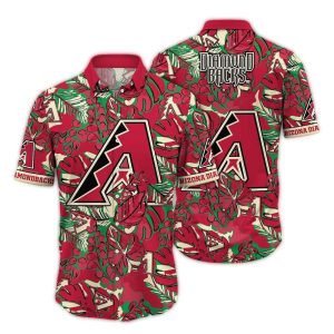 Arizona Diamondbacks Floral Pattern Vintage Hawaiian Shirt