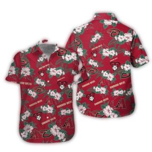 Arizona Diamondbacks Flower Pattern Tropical Hawaiian Shirt