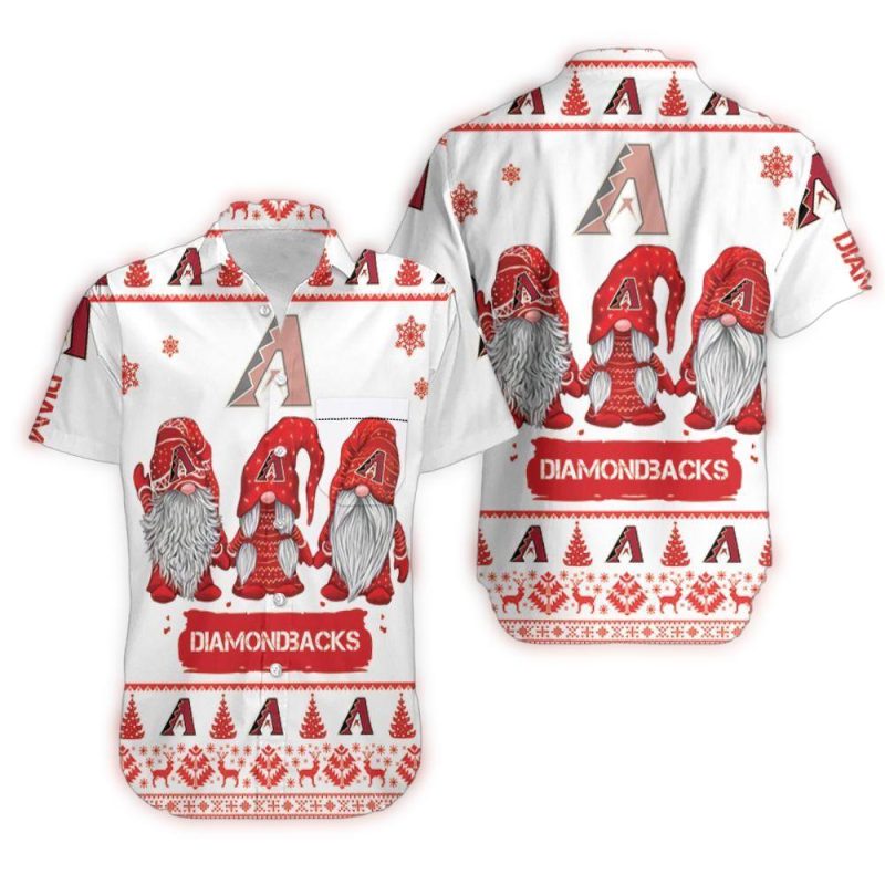 Arizona Diamondbacks Gnomes Cactus Dream Hawaiian Shirt 1