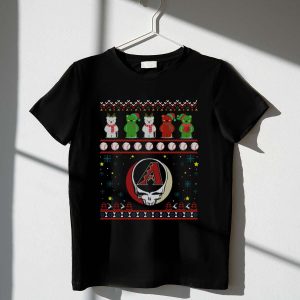 Arizona Diamondbacks Grateful Dead Bears Festival T-Shirt For Fans