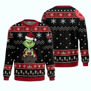 Arizona Diamondbacks Grinch Pattern Christmas Ugly Sweater