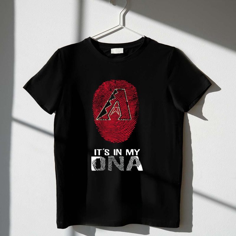 Arizona Diamondbacks Its In My DNA Fingerprint T Shirt t shirt 1 1