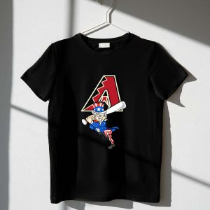 Uncle Sam Baseball T-Shirt With Arizona Diamondbacks Logo