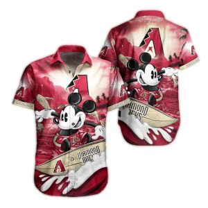 Arizona Diamondbacks Mickey Canyon Hawaiian Shirt