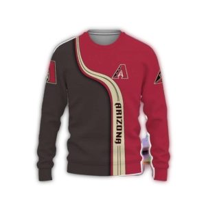 Arizona Diamondbacks Modern Red And Black Christmas Ugly Sweater