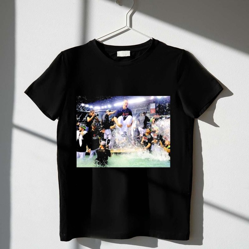 Arizona Diamondbacks Players Celebrate NLDS Sweep Over Dodgers t shirt 1 1