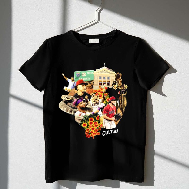 Arizona Diamondbacks Serpiente Culture Phoenix Baseball Landmarks Icons T Shirt t shirt 1 1