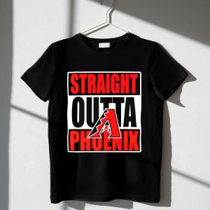 Arizona Diamondbacks Straight Outta Phoenix Letter A T-Shirt For Fans