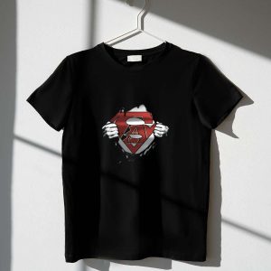 Arizona Diamondbacks Superman Logo Chest Reveal T-Shirt For Fans