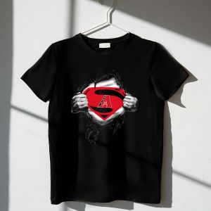 Arizona Diamondbacks Superman Logo Graphic T-Shirt For Fans