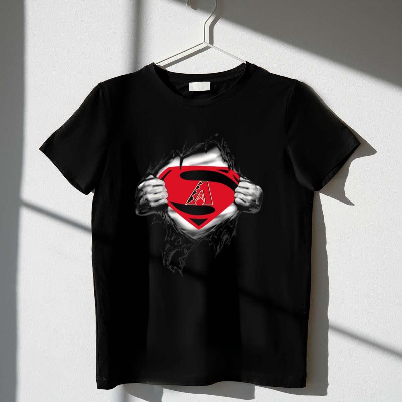 Arizona Diamondbacks Superman Logo Mashup T Shirt t shirt 1 1