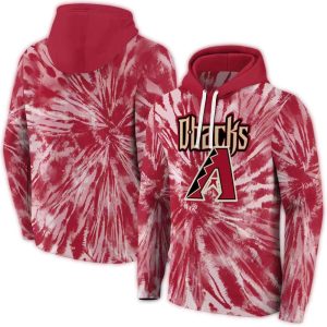 Arizona Diamondbacks Tie Dye Pattern All Over Print Hoodie