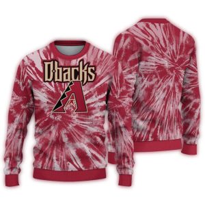 Arizona Diamondbacks Tie Dye Ugly Sweater
