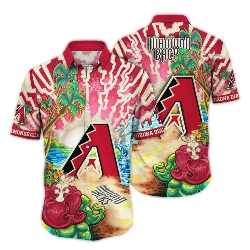 Arizona Diamondbacks Vintage Landscape Hawaiian Shirt 1