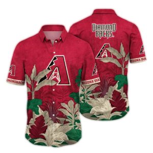 Arizona Diamondbacks Vintage Landscape Tropical Hawaiian Shirt