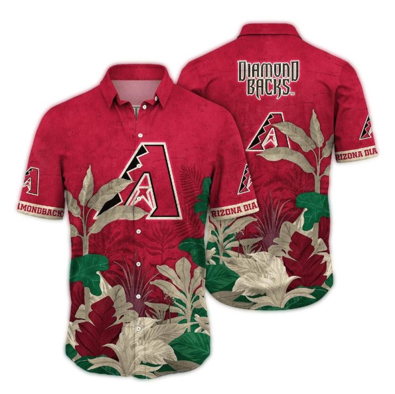 Arizona Diamondbacks Vintage Landscape Tropical Hawaiian Shirt 1