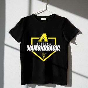 Arizona State University Night T-Shirt With Arizona Diamondbacks Design