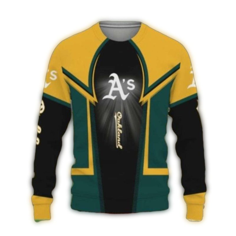 As Bold Style Oakland Athletics Holiday Ugly Sweater 1