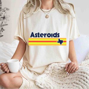 Houston Astros Asteroids Stripe T-Shirt For Fans And Collectors