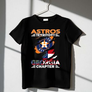 Georgia Flag Houston Astros T-Shirt | Astros Territory Chapter Tee
