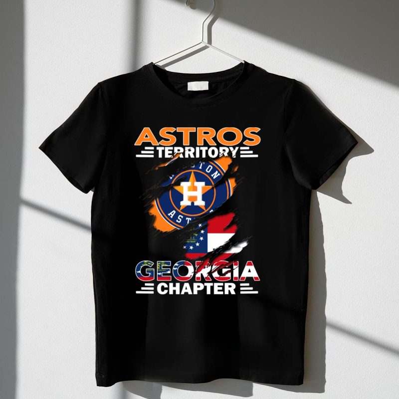 Astros Territory Georgia Chapter Houston Astros Georgia Flag T Shirt t shirt 1 1
