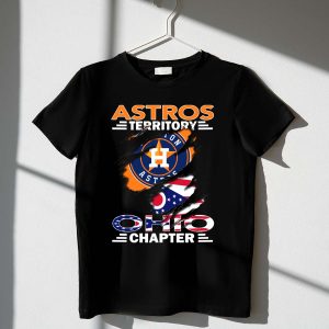 Houston Astros Ohio Chapter T-Shirt - Astros Territory Flag Design