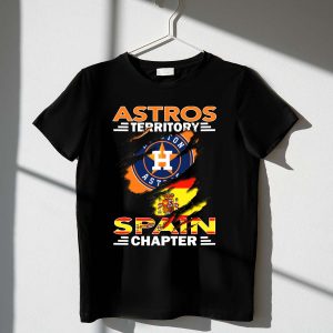 Houston Astros Spain Chapter T-Shirt With Flag Design - Astros Territory