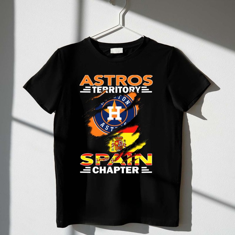 Astros Territory Spain Chapter Houston Astros Spain Flag T Shirt t shirt 1 1
