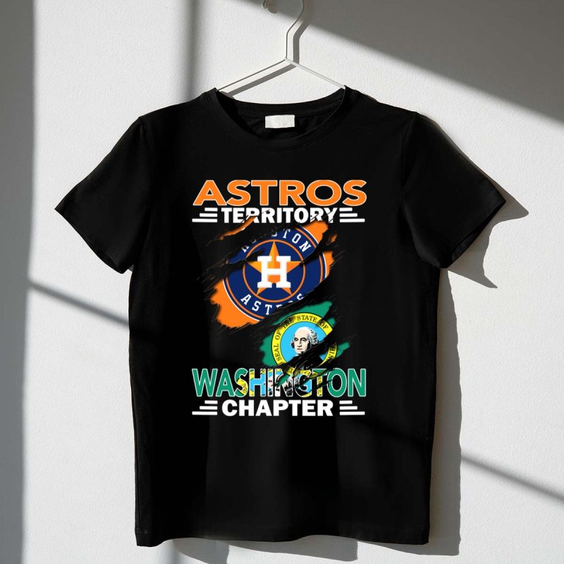 Astros Territory Washington Chapter Houston Astros Seal of Washington T Shirt t shirt 1 1
