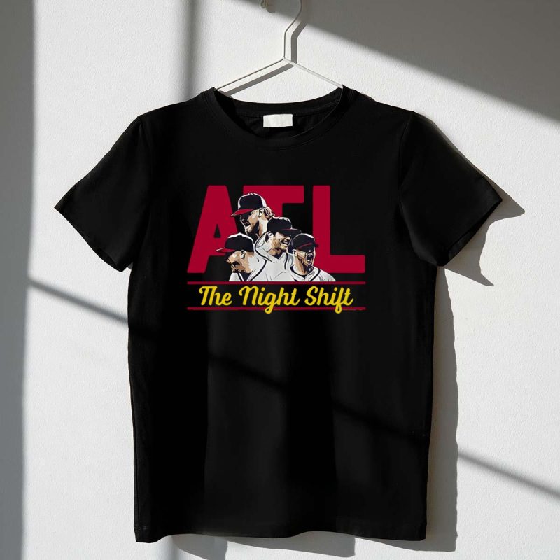 Atl The Night Shift Graphic T-Shirt For Cool Casual Style