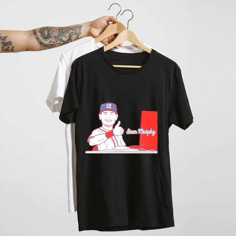 Sean Murphy Atlanta Braves Thumbs Up T-Shirt - 12Th Player Edition - Image 4
