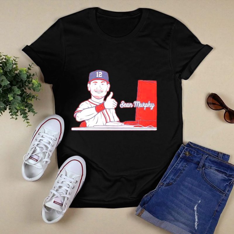 Sean Murphy Atlanta Braves Thumbs Up T-Shirt - 12Th Player Edition - Image 5