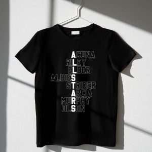 Atlanta Braves All-Stars T-Shirt: Acuña, Riley, Albies, Strider & More