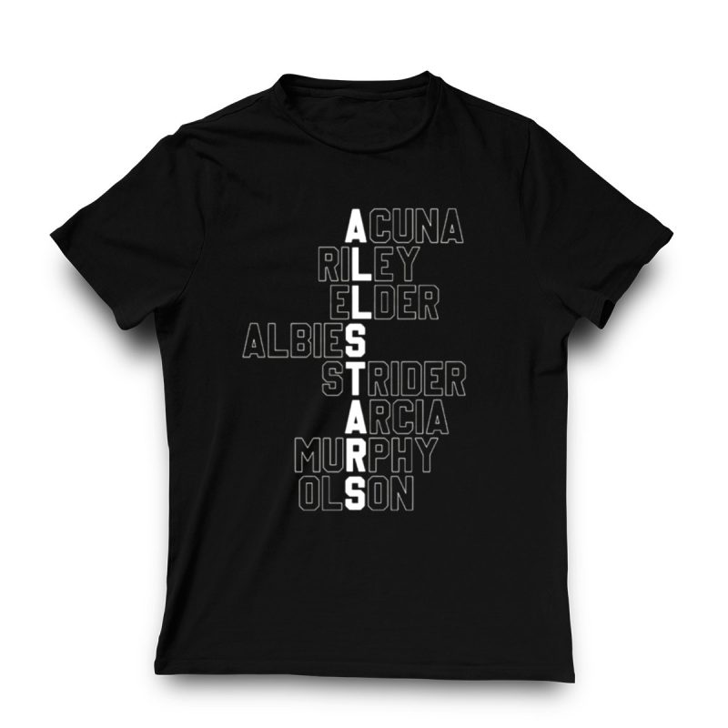 Atlanta Braves All-Stars T-Shirt: Acuña, Riley, Albies, Strider & More - Image 3