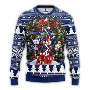 Atlanta Braves Ugly Christmas Sweater With Baseball Ornaments