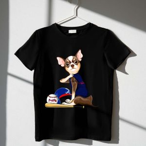 Atlanta Braves Chihuahua Baseball Team Spirit T-Shirt For Fans