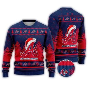 Atlanta Braves Christmas Ugly Sweater For Holiday Cheer