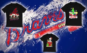Atlanta Braves Christmas T-Shirt