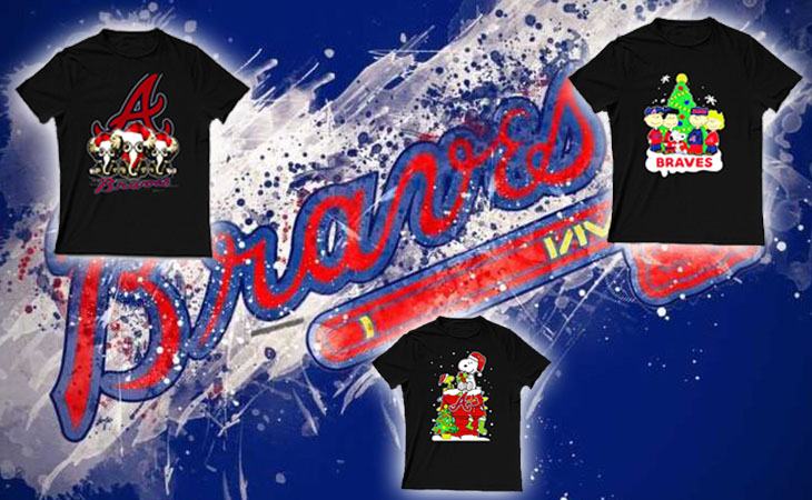Atlanta Braves Christmas T Shirts