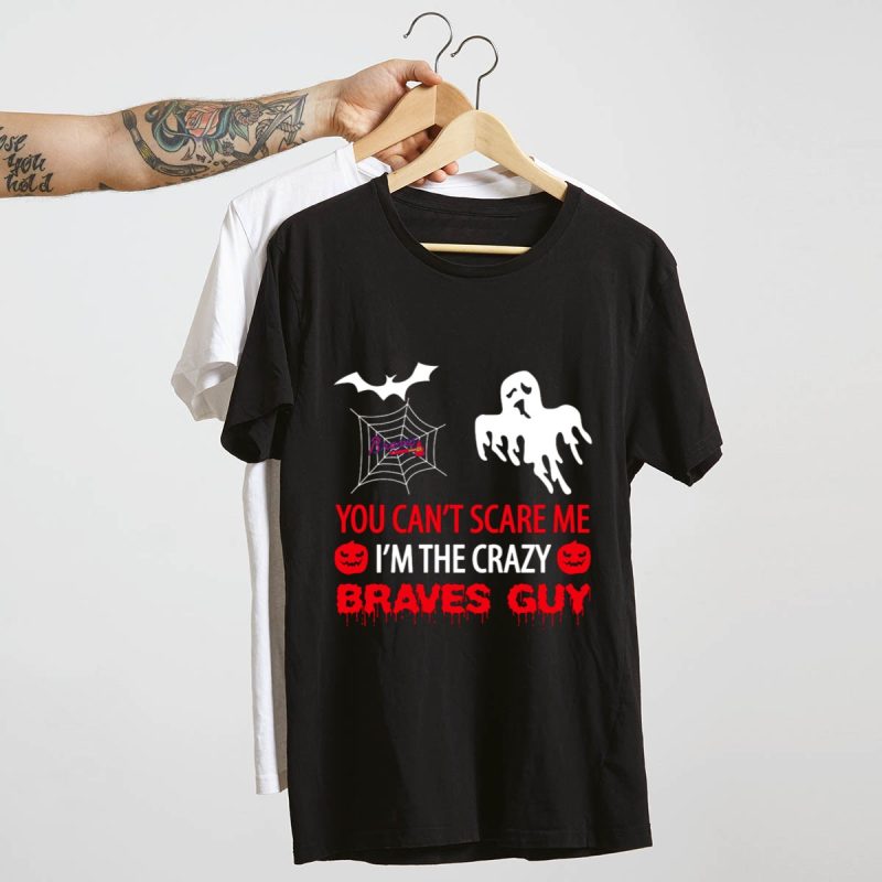 Atlanta Braves Halloween Ghost & Pumpkin T-Shirt For Fans - Image 4